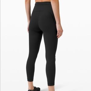 Black Lululemon Swift Speed High Rise 25” Leggings